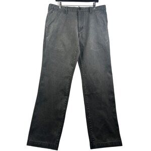 Eddie Bauer Pants Mens 38x33 Legend Wash Classic Fit Chino Gray‎ Specially Dyed